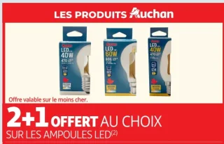 Ampoules LED Auchan