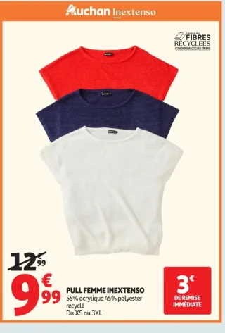 PULL FEMME INEXTENSO