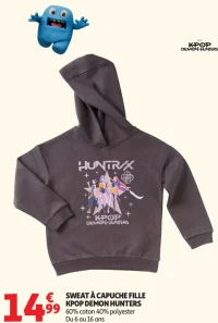 SWEAT À CAPUCHE FILLE KPOP DEMON HUNTERS