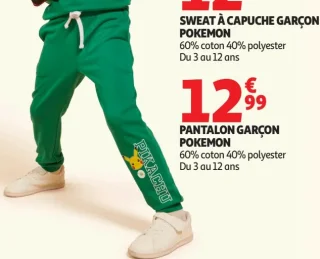 PANTALON GARÇON POKEMON