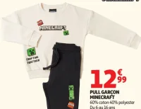 PULL GARÇON MINECRAFT