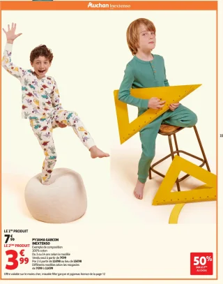 Pyjama garçon Inextenso