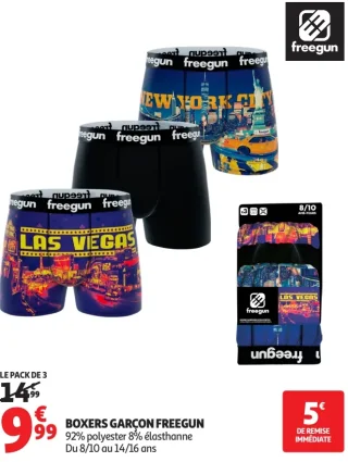 Boxers garçon Freegun