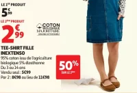 Tee-shirt fille Inextenso
