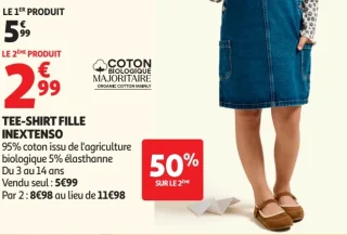 Tee-shirt fille Inextenso