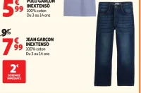 Jean garçon Inextenso