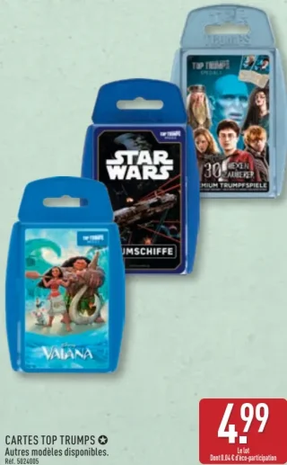 CARTES TOP TRUMPS