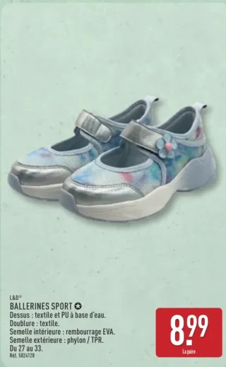L&D Ballerines sport