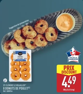 ST-CLÉMENT LE VOLAILLER® 8 DONUTS DE POULET