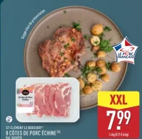 8 Côtes de Porc Échine ST-CLÉMENT LE BOUCHER