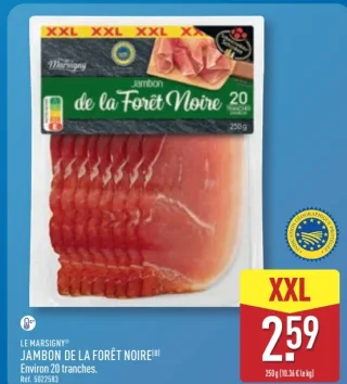 Jambon de la Forêt Noire Le Marsigny