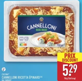 CUCINA® CANNELLONI RICOTTA ÉPINARD