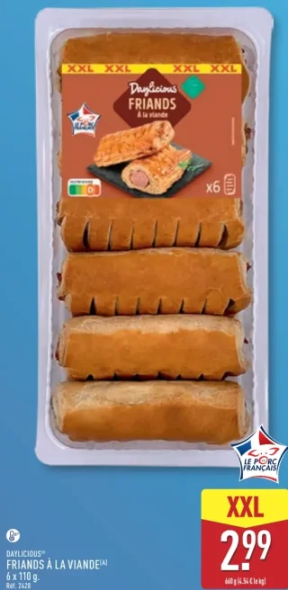 DAYLICIOUS® FRIANDS À LA VIANDE