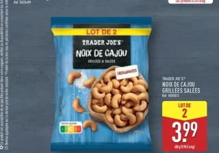 Trader Joe's Noix de Cajou Grillées & Salées