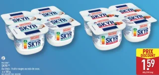 Milsani Skyr au choix: fruits rouges ou noix de coco
