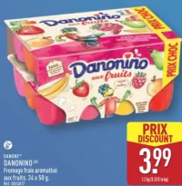 Danonino Fromage frais aromatisé aux fruits