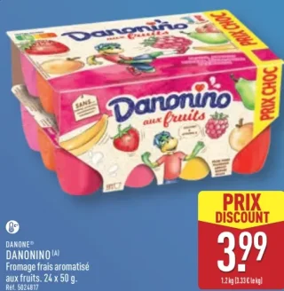 Danonino Fromage frais aromatisé aux fruits