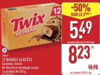 Twix 12 barres glacées