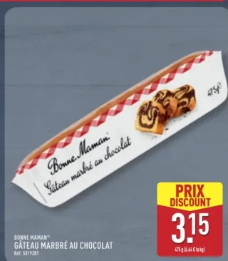 BONNE MAMAN® GÂTEAU MARBRÉ AU CHOCOLAT