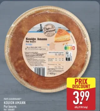 PAYS GOURMAND® KOUIGN AMANN Pur beurre