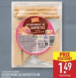 LES MALINS PLAISIRS® ASSORTIMENT DE GAUFRETTES