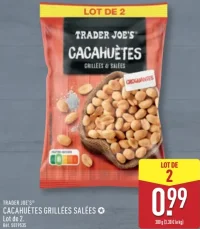 Trader Joe's Cacahuètes Grillées Salées Lot de 2