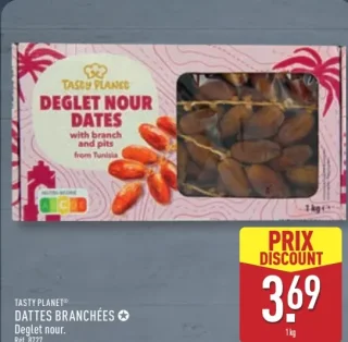 TASTY PLANET® DATTES BRANCHÉES Deglet nour.
