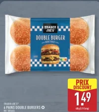 Trader Joe's® 6 pains double burgers