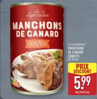 Manchons de canard confits Les Légendaires