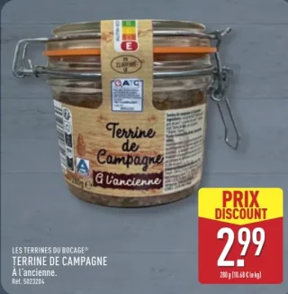 Terrine de Campagne À l'ancienne Les Terrines du Bocage