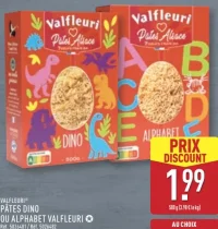 VALFLEURI® PÂTES DINO OU ALPHABET VALFLEURI