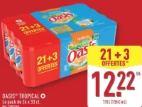 OASIS® TROPICAL Le pack de 24 x 33 cl.