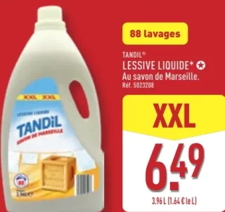 Tandil Lessive Liquide au savon de Marseille