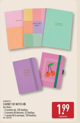 EXPERTIZ® CARNET DE NOTES