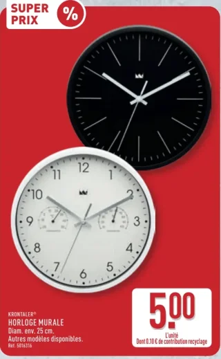 KRONTALER® HORLOGE MURALE