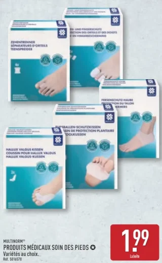 MULTINORM® PRODUITS MÉDICAUX SOIN DES PIEDS