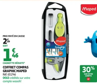 Coffret compas Graphic Maped