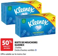 Boite de mouchoirs Kleenex 2 boites