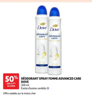 DÉODORANT SPRAY FEMME ADVANCED CARE DOVE