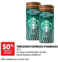 TRIPLESHOT ESPRESSO STARBUCKS