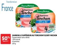 JAMBON LE SUPÉRIEUR AU TORCHON FLEURY MICHON