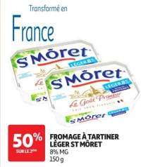 Fromage à tartiner léger St Môret