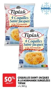 Coquilles Saint-Jacques à la Normande Surgelées Tipiak