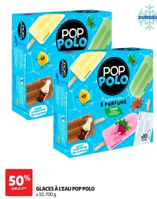 Glaces à l'eau Pop Polo