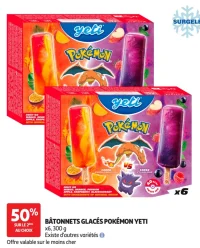 Bâtonnets glacés Pokémon Yeti
