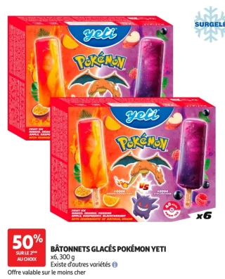Bâtonnets glacés Pokémon Yeti