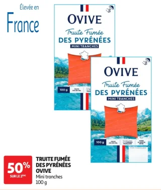TRUITE FUMÉE DES PYRÉNÉES OVIVE Mini tranches