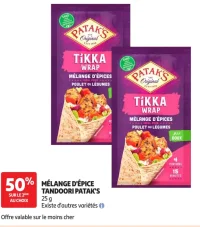MÉLANGE D'ÉPICE TANDOORI PATAK'S