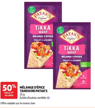 MÉLANGE D'ÉPICE TANDOORI PATAK'S