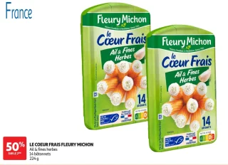 LE COEUR FRAIS FLEURY MICHON Ail & fines herbes